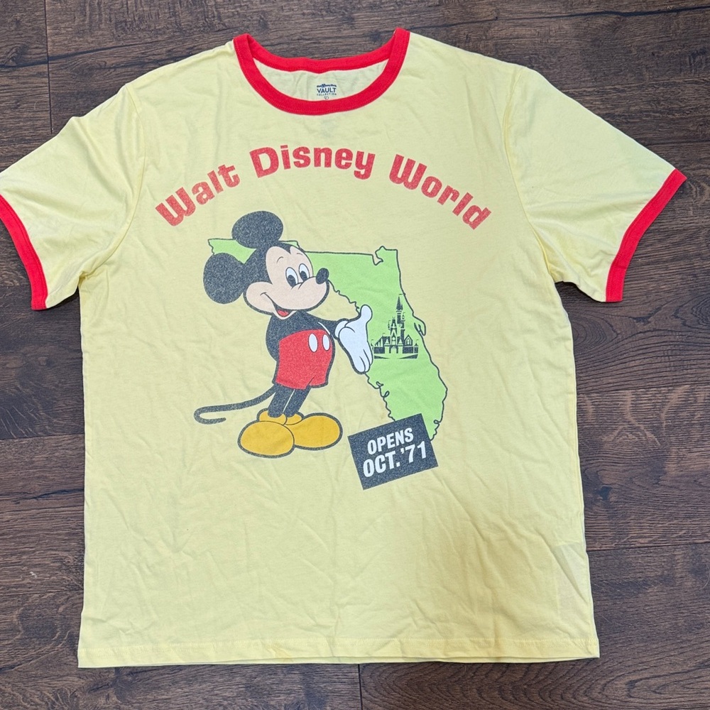 Disney Vault Collection Ringer Tee, NWT, size L